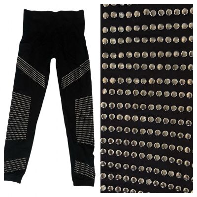 INC International Concepts Silver Studded Edgy Whimsy Goth Yoga Workout XLG